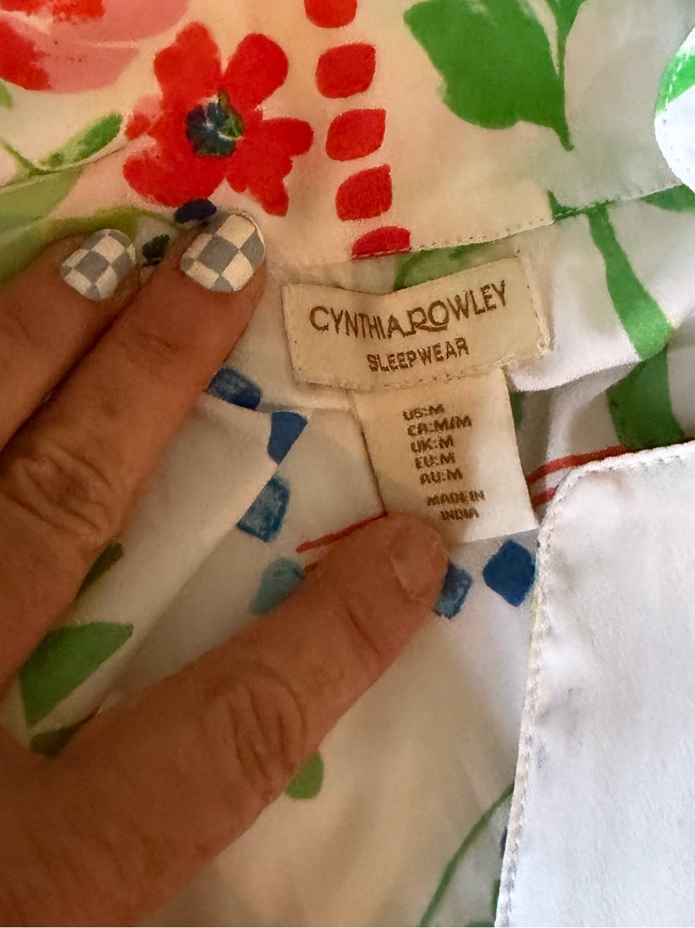 Cynthia Rowley Multicolor Floral & Sun Short Pajama Set - Picture 2 of 4